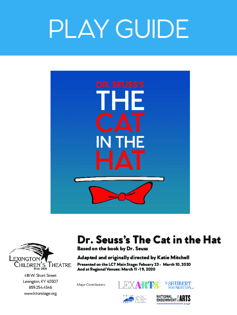 Fillable Online Dr. Seuss's The Cat in the Hat Fax Email Print - pdfFiller