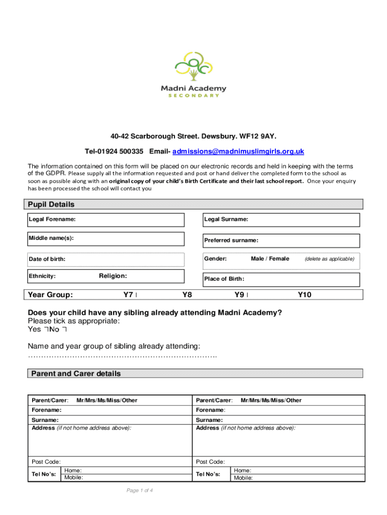 Form preview