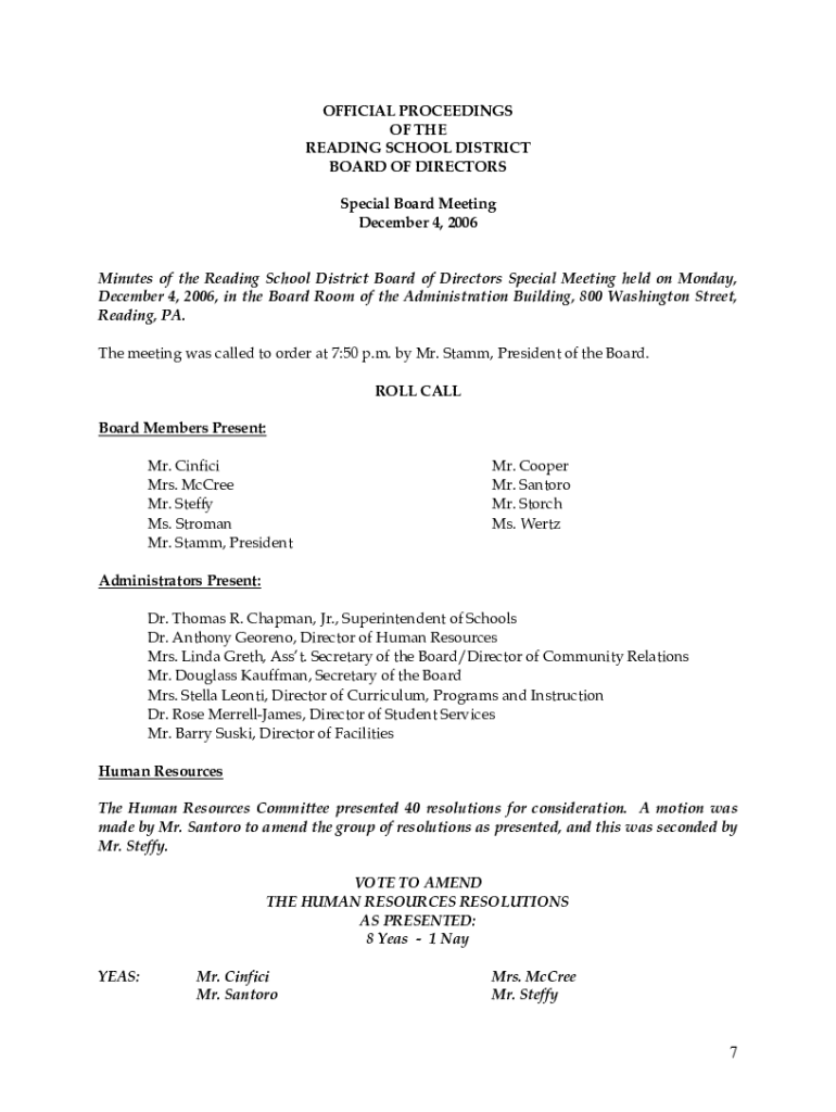 Fillable Online Reading School District, Pennsylvania Fax Email Print