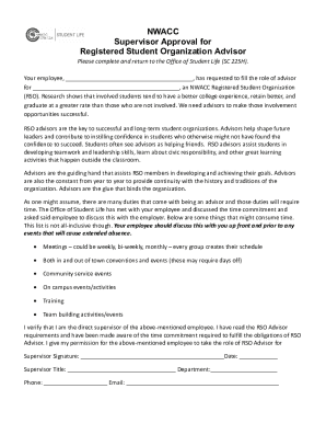 Registered Student Organization Formation Application