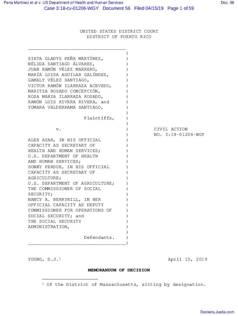 Fillable Online MEMORANDUM OF DECISION re 10 MOTION to Dismiss/Lack of