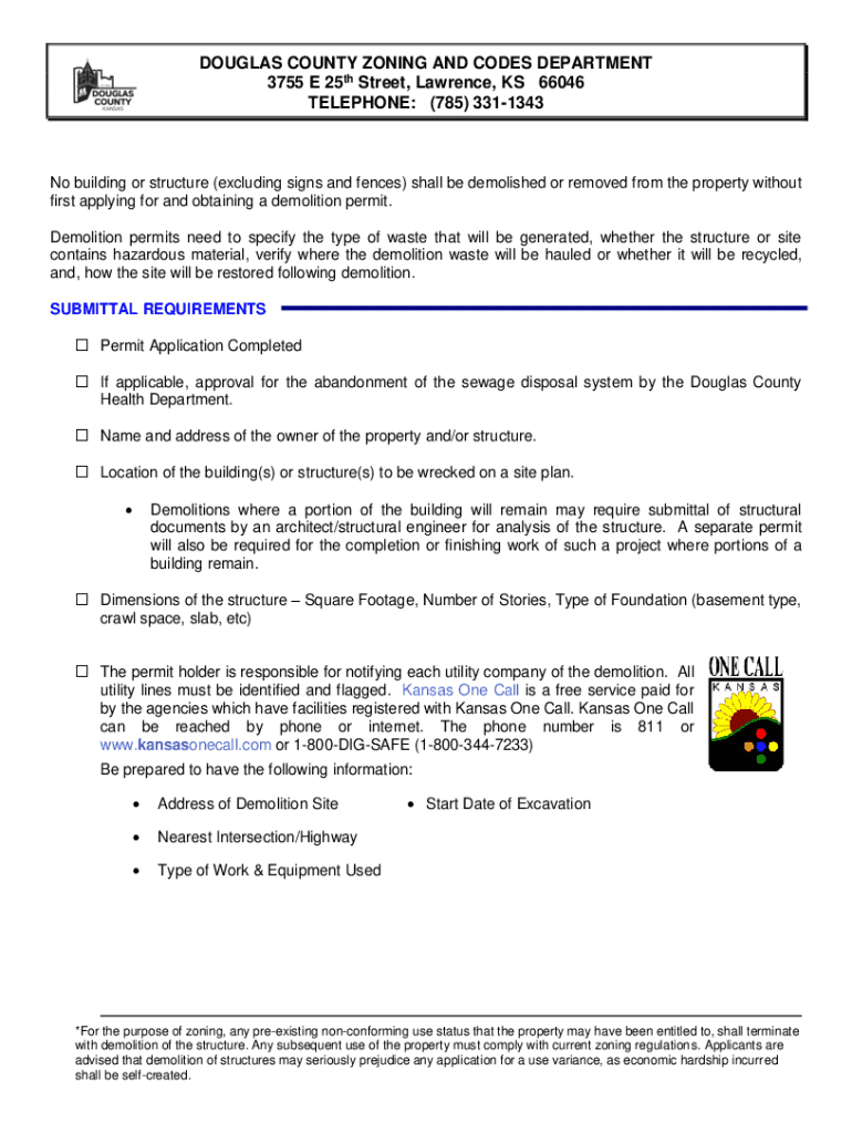 Fillable Online Douglas County Planning and Zoning Department Fax Email