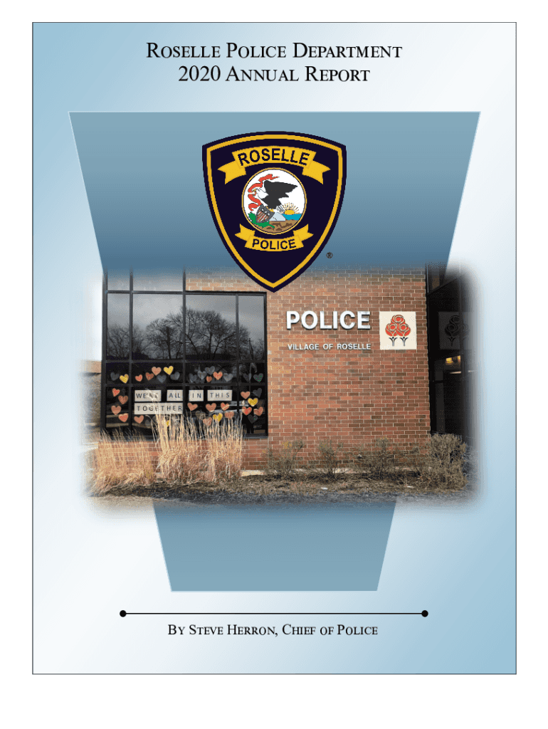 Fillable Online Roselle Police Department 2020 Annual Report Fax Email