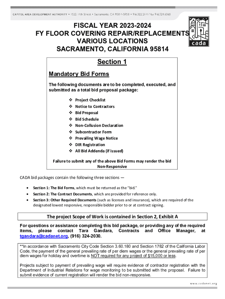 Fillable Online FISCAL YEAR 20232024 FY FLOOR COVERING REPAIR Fax