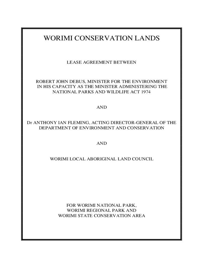 Fillable Online www environment nsw gov Stockton Lease Agreement