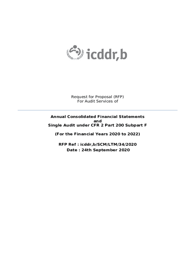Request for Proposal (RFP) For Audit Services of Doc Template pdfFiller