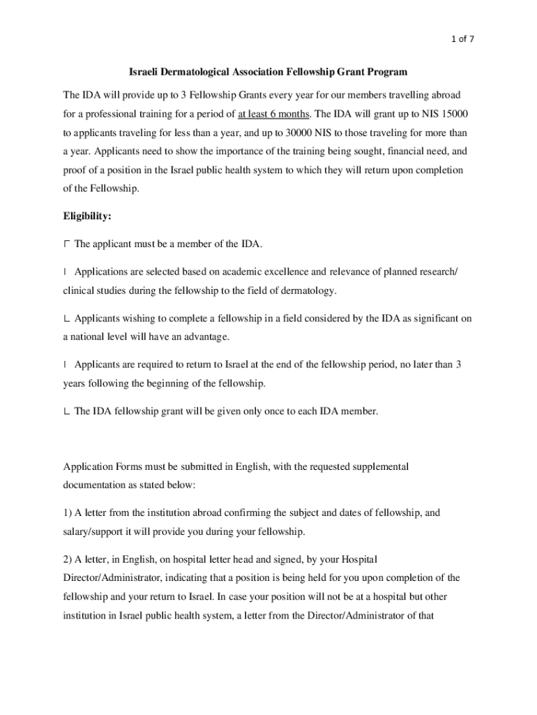 Fillable Online apply for an IDA grant ERIC Department of Education