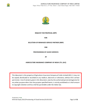Fillable Online Agriculture Insurance Company of India Ltd Fax Email