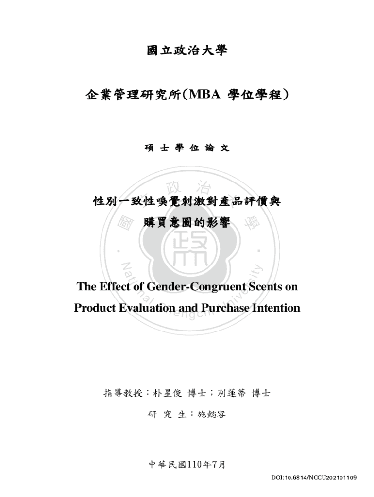 Fillable Online nccur lib nccu edu How Semantically Labeled Scent