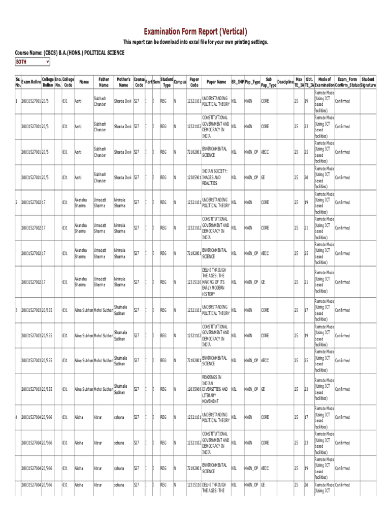 Form preview