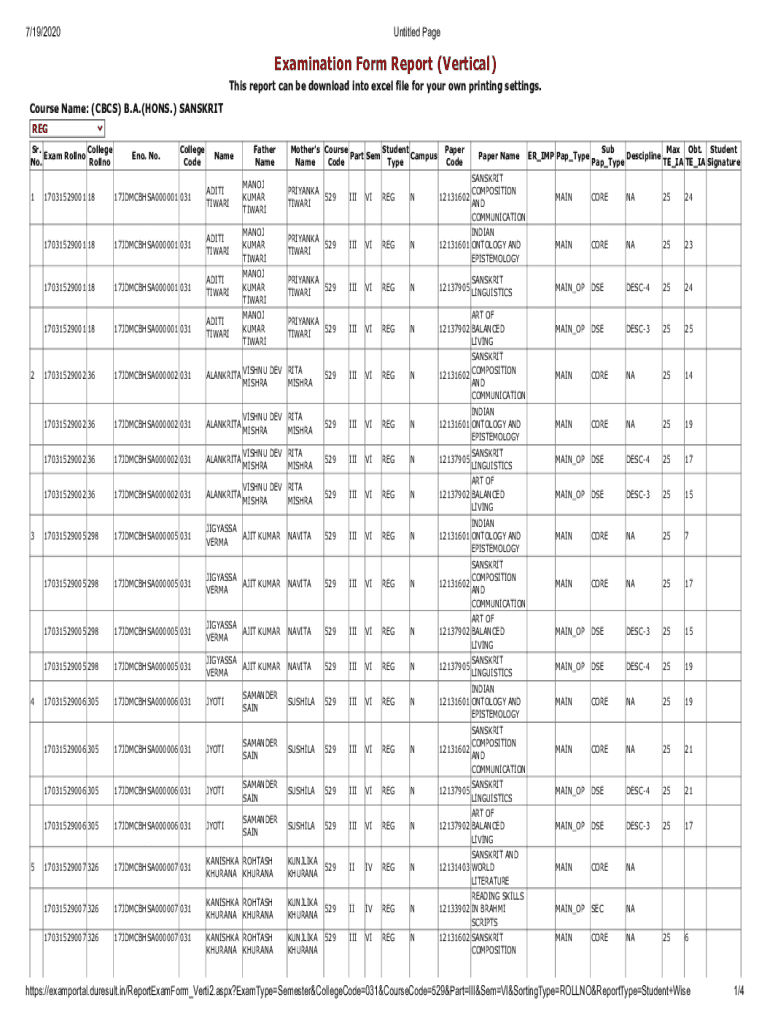 Form preview