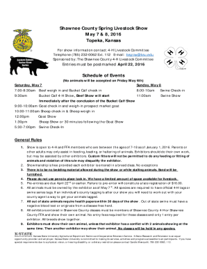 Shawnee Co. Spring Livestock Show