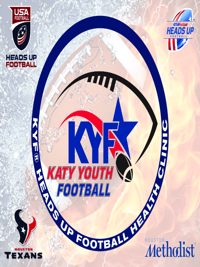Fillable Online Katy Youth Football Sets the Standard for Sports