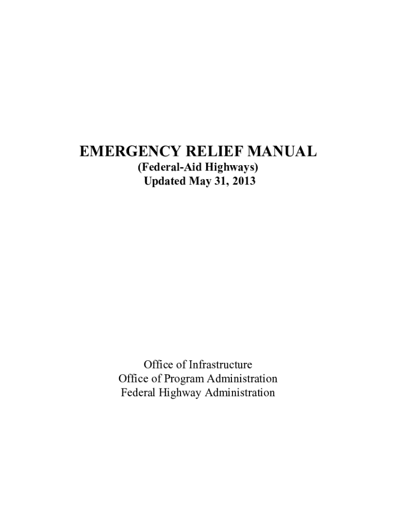 Fillable Online dot ca Emergency Relief for DisasterDamaged Roads and