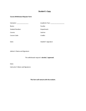 Fillable Online Undergraduate-Withdrawal-Form. ... Fax Email Print ...