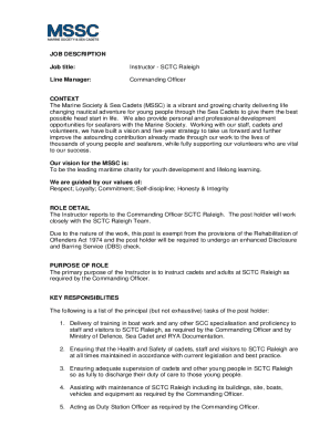 SCTC Raleigh Line Manager: Commanding Officer ...