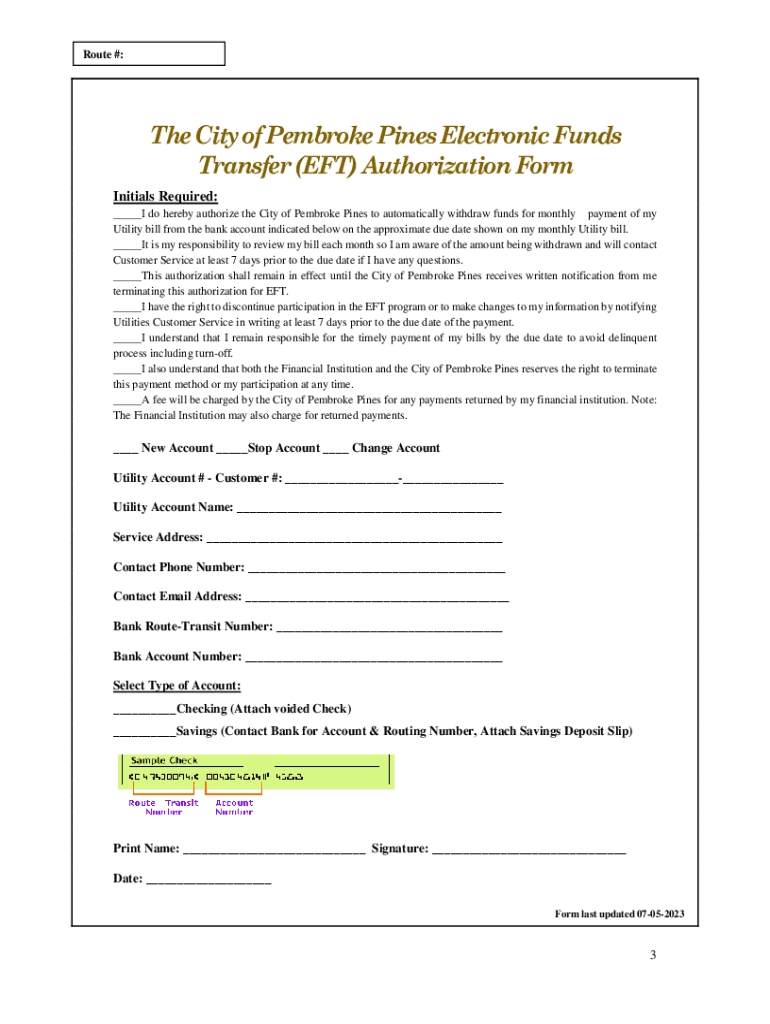 Fillable Online Pembroke Pines has a New Utility Bill Format Fax Email Print pdfFiller