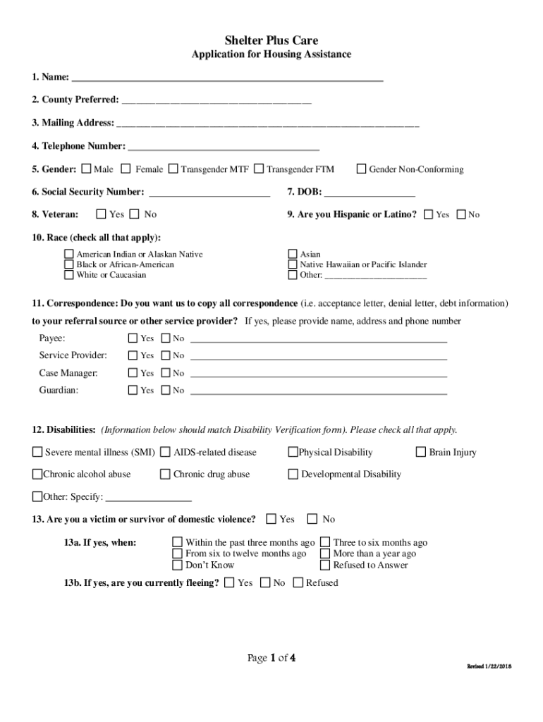 Fillable Online HCSABHCSHousingAssistanceFundApplicationForm.pdf