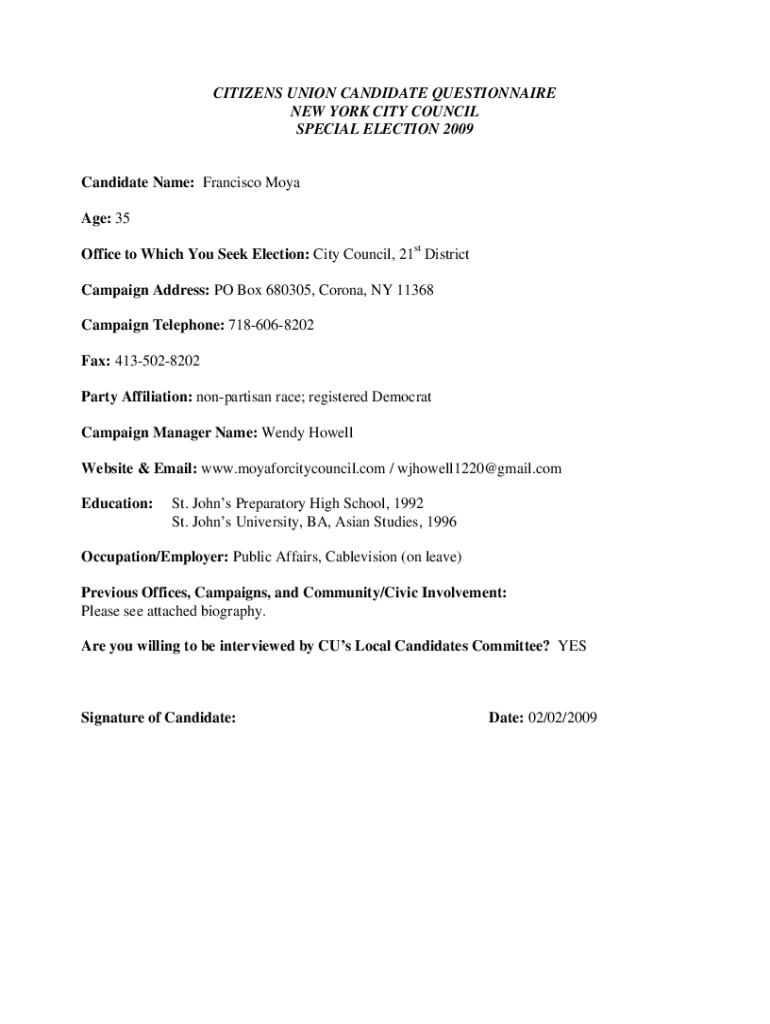 Form preview