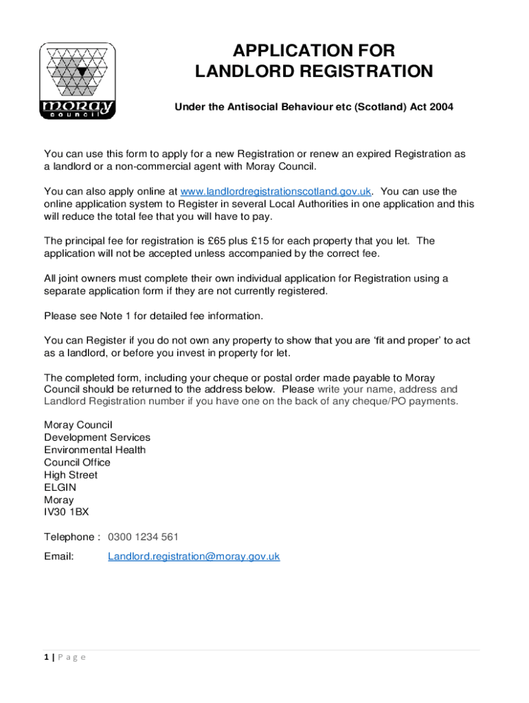 Fillable Online Which Best Describes You Scottish Landlord Register