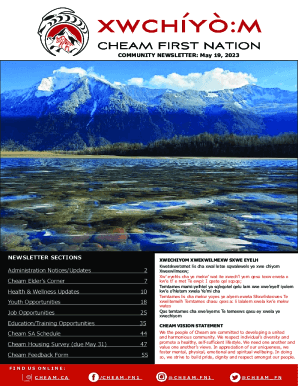 Administration Notices/Updates