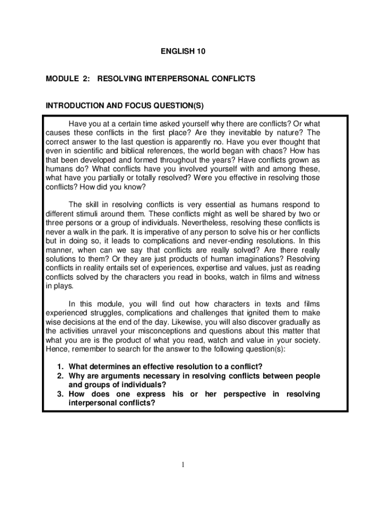 Fillable Online 7 Conflict Resolution Interview Questions (With Sample Fax Email Print
