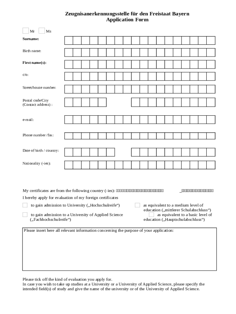  Online Zeugnisanerkennungsstelle fr den Freistaat Doc Template Illustration 
