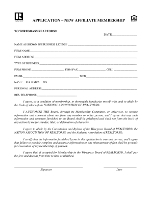 New Membership Application Package Instructions