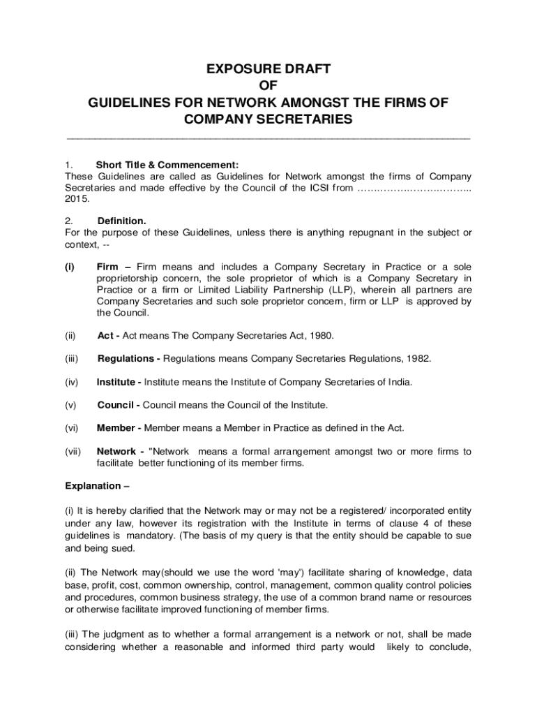 Fillable Online Setting up of Practice by Company Secretaries Fax Email