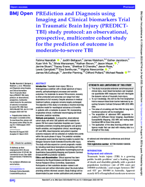 Fillable Online Prognosis and Clinical Trial Design in Traumatic Brain