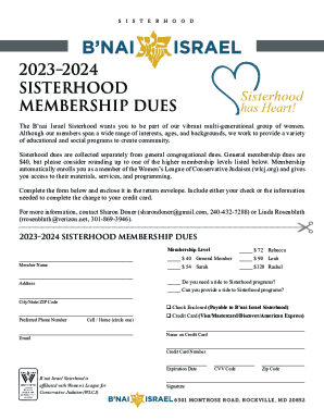 Sisterhood - Congregation B'nai Israel