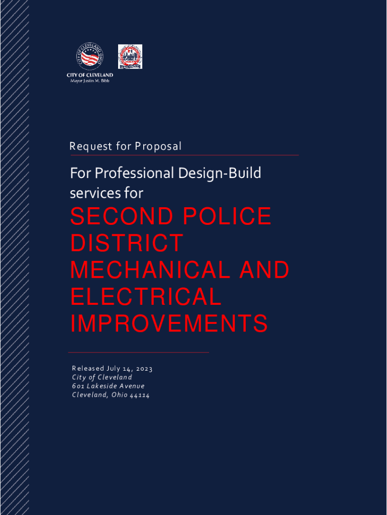 Fillable Online RFQ D/B Services for Second Police District Mechanical Fax Email Print