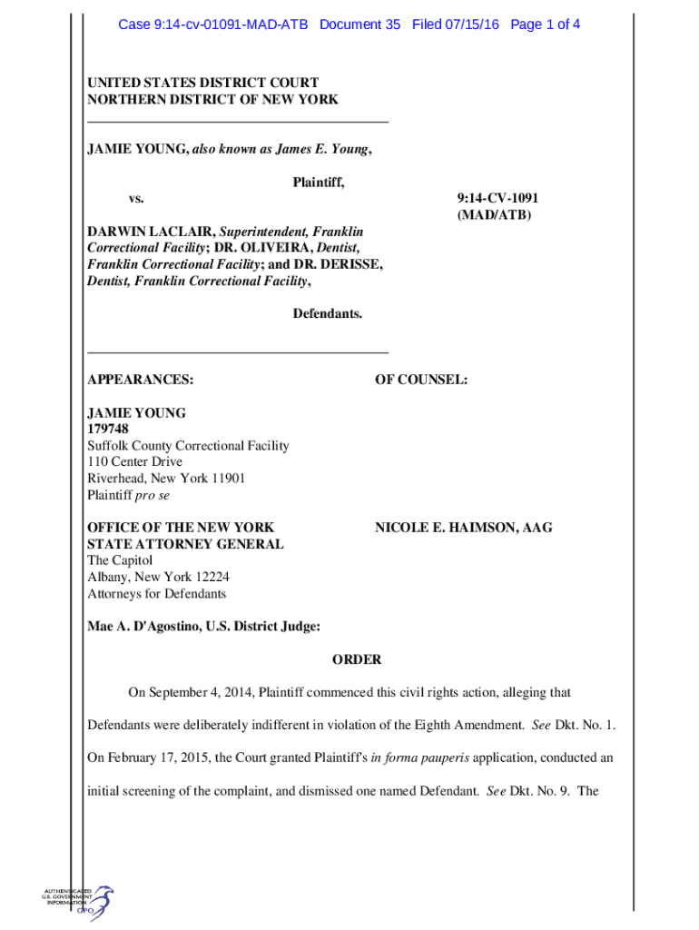 Fillable Online United States v. Young, CRIMINAL ACTION 1900359 Fax
