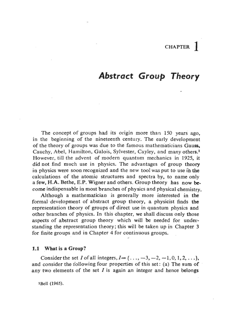Fillable Online A.W. Joshi - Elements of Group Theory for Physicists ...