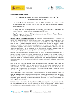Nuevo informe del ontsi