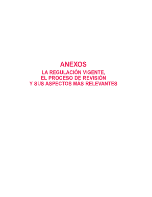 La regulacin vigente,