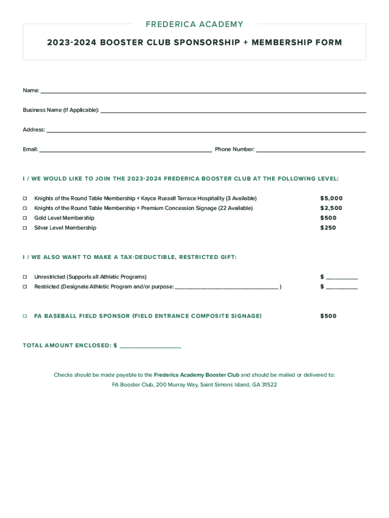 Booster Club - Columbus Christian Academy Preview on Page 1