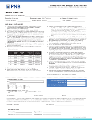 Pnb Cardholder Request Form - Fill Online, Printable ...