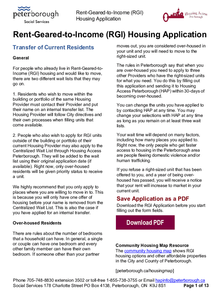 Fillable Online Housing Fax Email Print pdfFiller