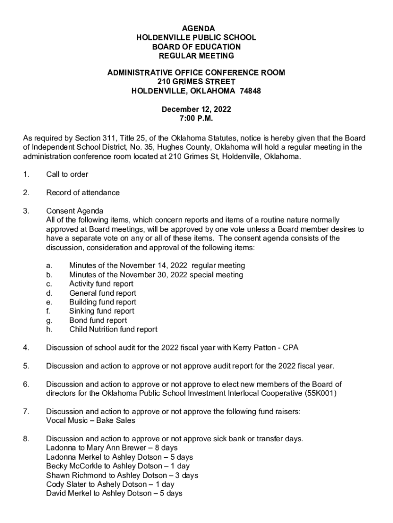 Fillable Online Holdenville High School Fax Email Print pdfFiller