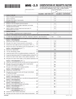 Fillable Online Completing New York city corporate Form NYC-2.4 in ...