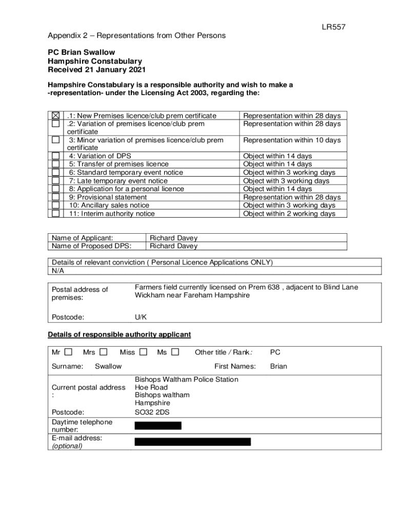 Form preview