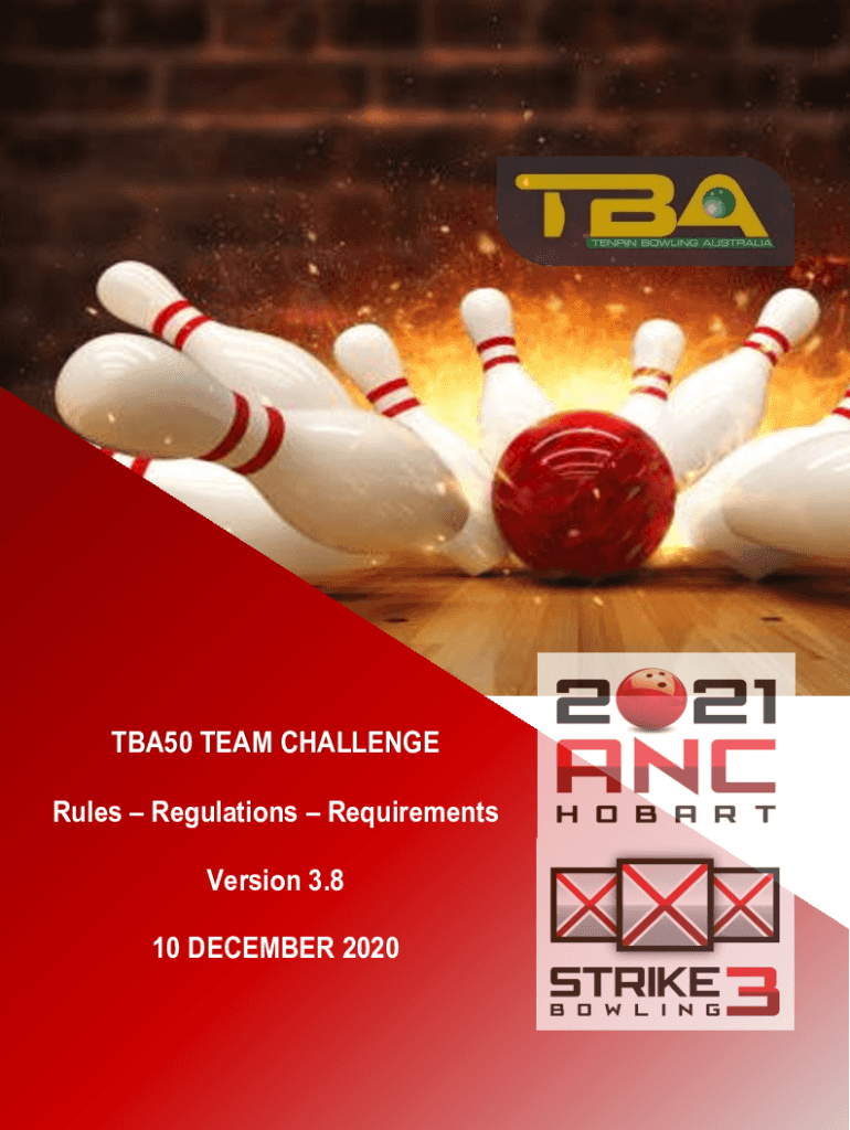 Fillable Online Tenpin Bowling Rules & Regulations Fax Email Print