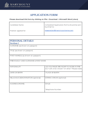 Form preview