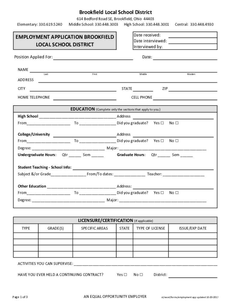 Fillable Online EMPLOYMENT APPLICATION in EXCEL. ... Fax Email Print ...