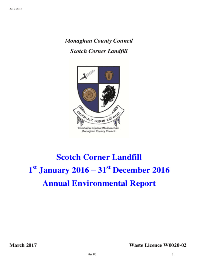 Fillable Online Scotch Corner Landfill Fax Email Print pdfFiller