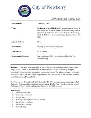 AN ORDINANCE OF THE CITY OF NEWBERRY, FLORIDA ...