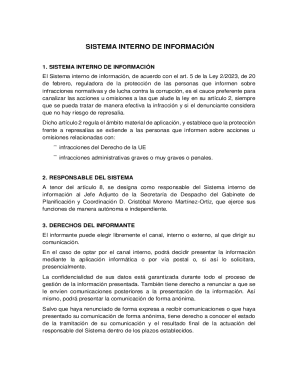 Sistema interno de informacin