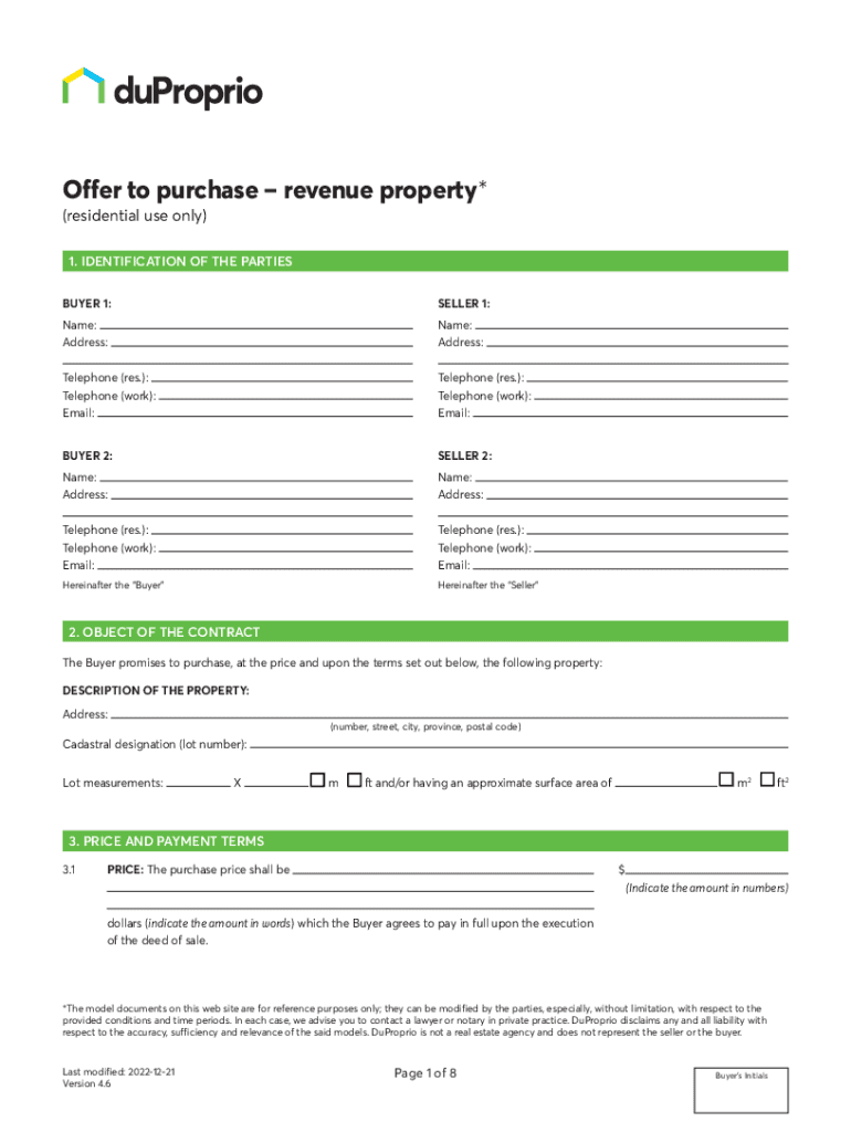 CONTRACT TO BUY AND SELL REAL ESTATE ( Preview on Page 1