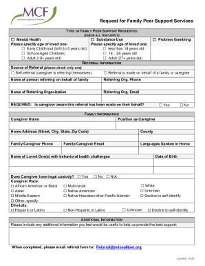 Maryland Coalition of Families Referral Form for ...